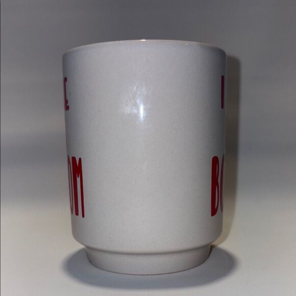 White Mug with Red Text - Picture 2 of 6